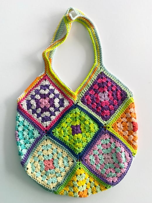 Crocheted Festival Bag 