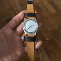 Image 4 of Suede Mini Bund Strap - Sand