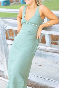 Image 2 of PRE ORDER 𓇼 MAY MAXI DRESS - Forest Green