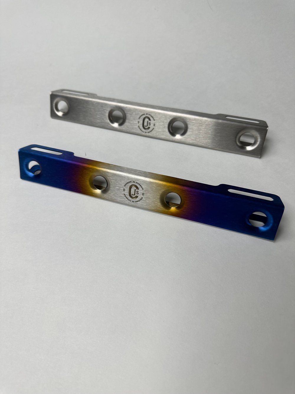 Titanium license plate bracket holder