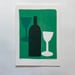 Image of Wine Bottle and Glasses