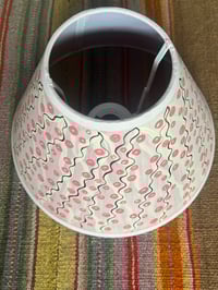 Image 4 of "The Isadora" - Hand Painted Decorative Shade for a Table Lamp