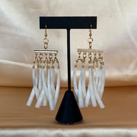Image 1 of Raijin Dentalium Earrings