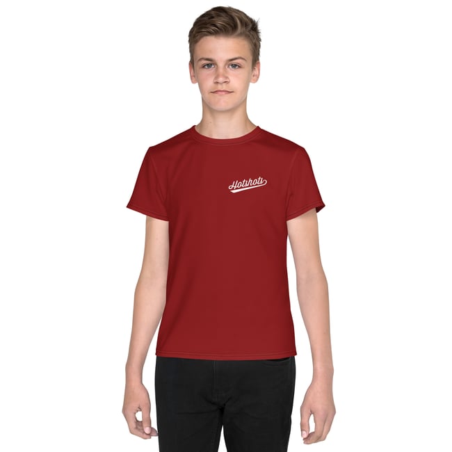 SPECIAL EDITION: CARDINAL SCRIPT DUCKS ON THE POND YOUTH SUBLIMATION ATHLETIC T-SHIRT