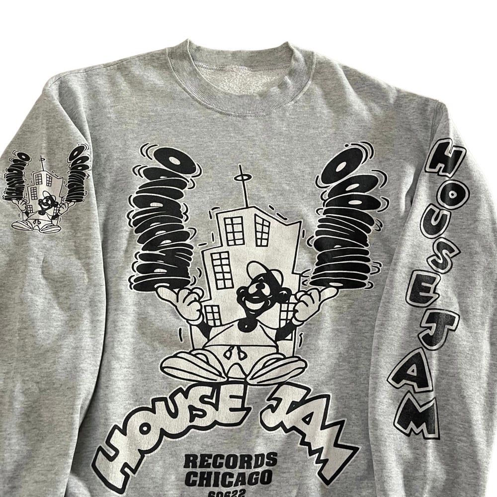 Image of House Jam Records Chicago vintage sweatshirt Large 