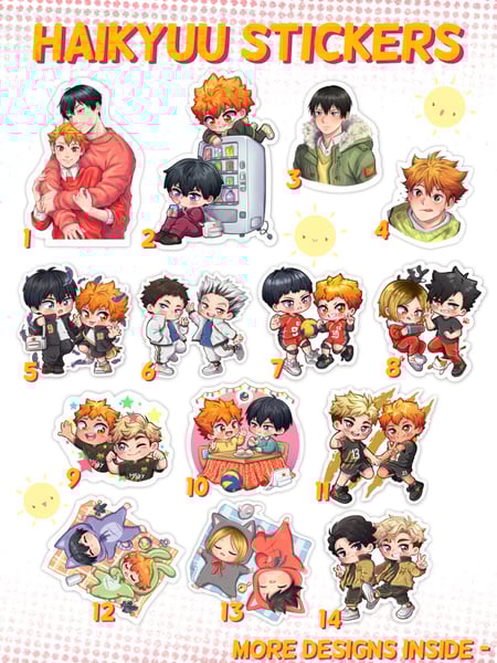 Image of Haikyuu!! Stickers