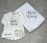 White Hello World Set