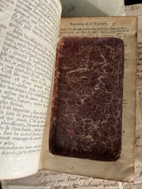 Image 3 of Livre ancien à secret, rare, reliure en cuir avec armoiries royales, XVIII siècle