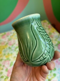 Image 5 of carved celadon vase
