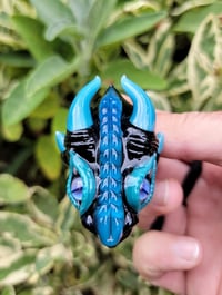 Image 2 of Computer Blue DragonHead Pendant