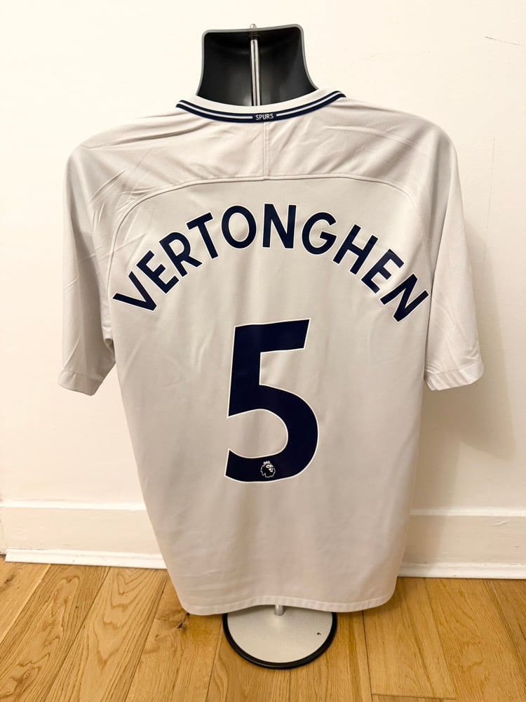 Image of PRE ORDER: Tottenham Hotspur “VERTONGHEN 5” 2017/18 Home Shirt + PL patches (XL)