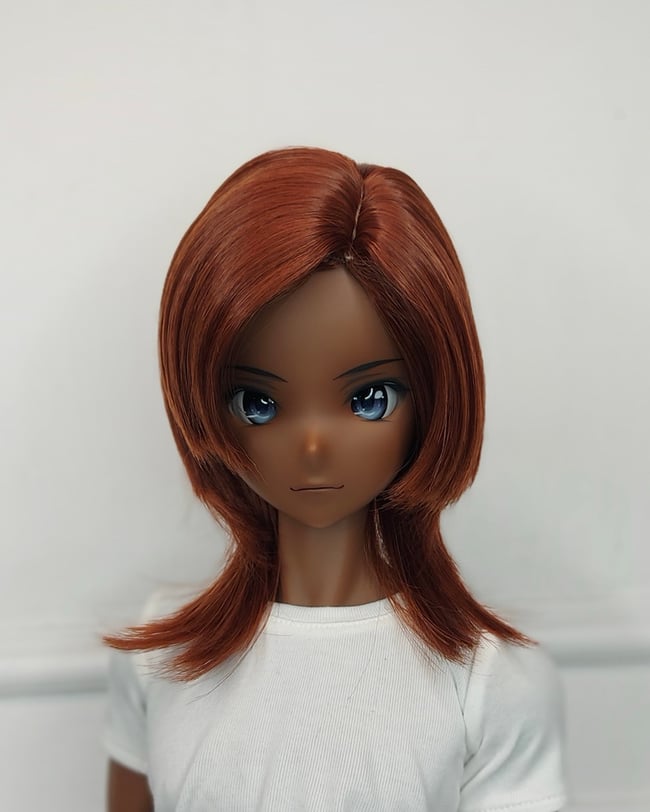 Foxy Red Parted Wolfcut