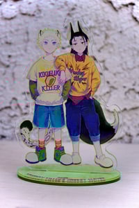 Image 5 of Evil Cubs Gojo & Geto /Standee/Leather Coaster/Keychain