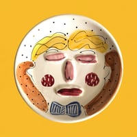 Image 4 of 9” Turquoise Lady Plate