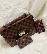 Image 3 of LOUIS V CHECKERBOARD BAG SET