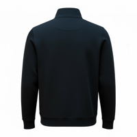Image 2 of Barr Pique 1/4 Zip in Black 