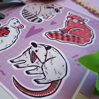 Image 2 of Smol & Fluffy - vinyl sticker set