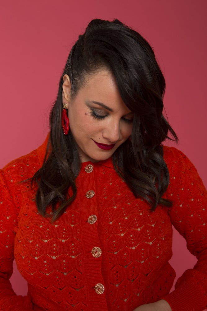 Image of Cardigan naranja