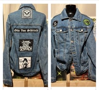 Otto von Schirach      Biscayne Roach.    Denim Jacket 1 of a kind original 