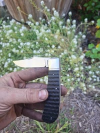 Image 3 of Clip point slipjoint, jimped richlite scales