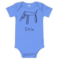 Image 2 of dog Baby short sleeve one piece 