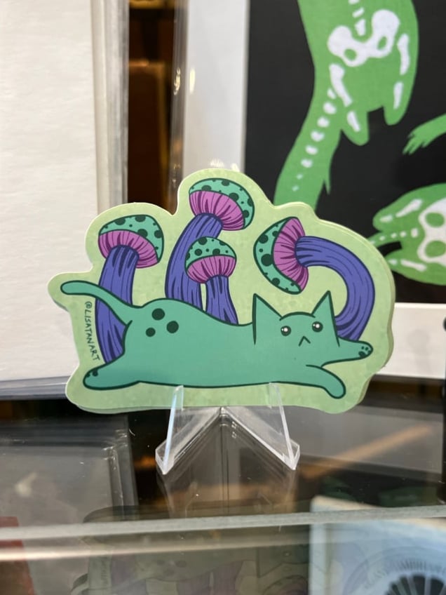 Meowshroom Sticker