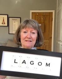 Image 3 of Framed Scandinavian phrases using 1930s Lexicon cards