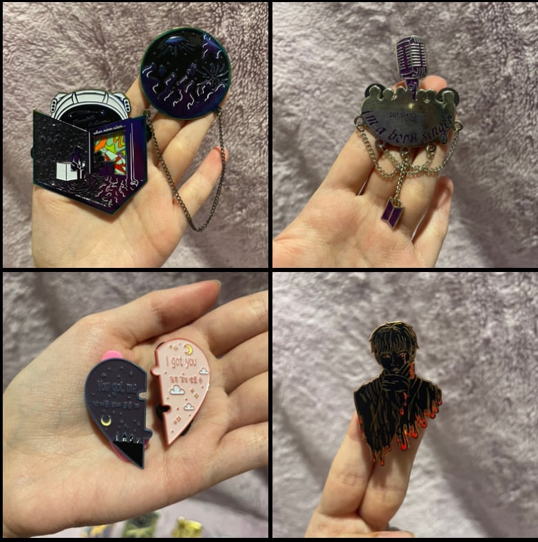 Image of Various pins
