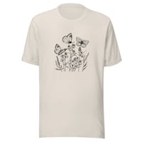 Image 3 of Goose Creek Co Wildflower Butterflies - Unisex T-shirt
