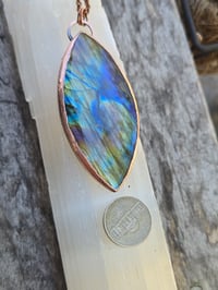 Image 4 of Electroformed labradorite necklace 02