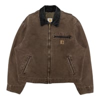 Image 2 of Vintage 90s Carhartt Detroit Jacket - Brown