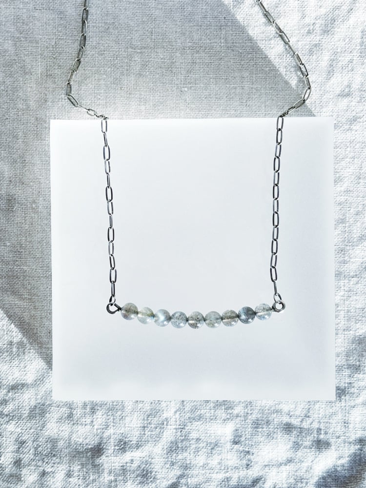 Image of Labradorite Linear Necklace