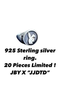Image 1 of SADBOY BUNNY RING SILVER