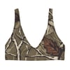 Deep woods padded bikini top