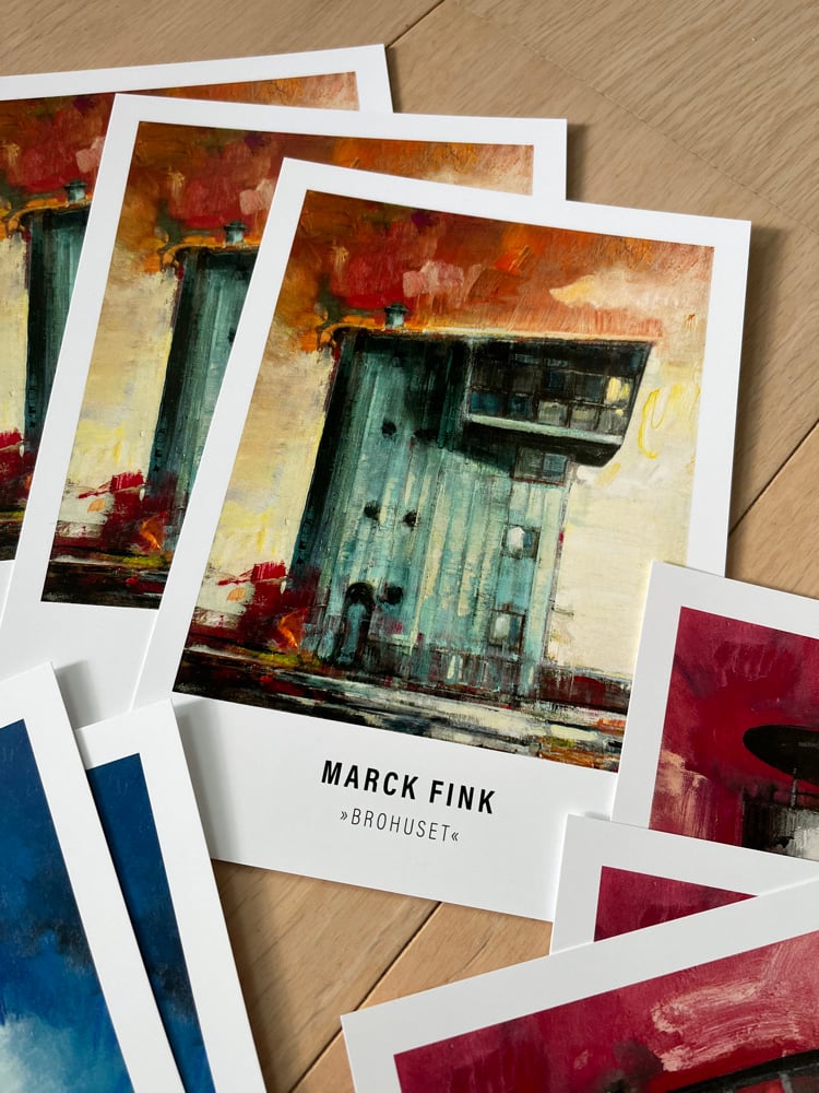Image of Kunstkort med fire forskellige motiver fra København / A5