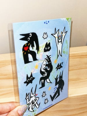 mister man hug sticker sheet