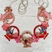Image 1 of Baskets of Hearts & Flowers Swag II