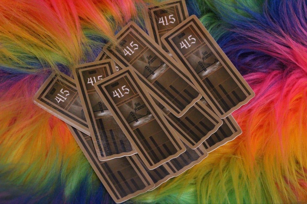 Image of Neutral Brown Muni Transfer Stickers 🤎✨