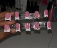 Image 1 of French Tip w/ junk nail Set
