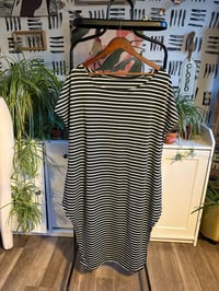 Image 1 of Stripe black top:dress M