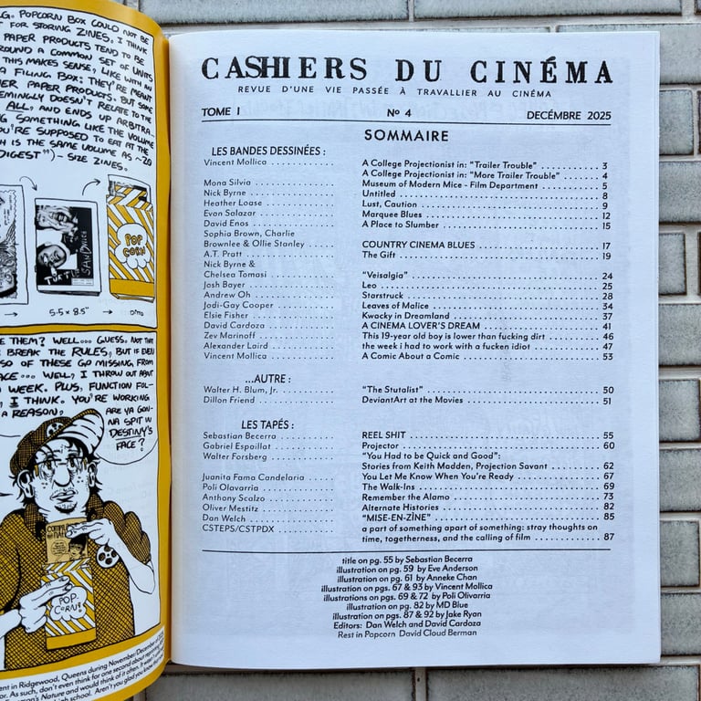Cashiers Du Cinema by Dan Welch & David Cardoza (#4 OUT NOW!) Image 4