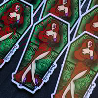 All Tied Up- Laminated Sticker