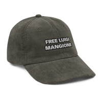 Image 12 of free luigi mangione Vintage corduroy cap