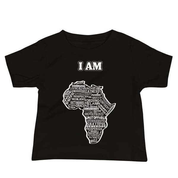 Image of I AM Extraordinary Baby Tee Black