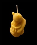 Large Beeswax Candle (Bear with Honeypot)