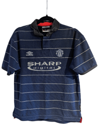 Image 2 of Manchester United 1999-00 Away Football Shirt Keane