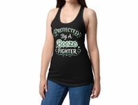 Image 3 of BFOL/Protected fitted racerback tank top