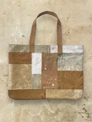 Image of PATCHWORK PAINTER'S TOTE #2