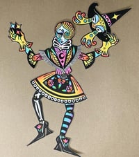 Image 1 of Folky witch paper doll