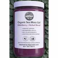 Organic Seamoss gel black elderberry 16oz